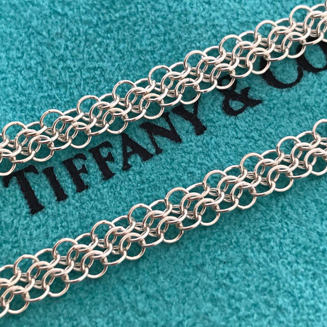 Tiffany メッシュネックレス　66cm