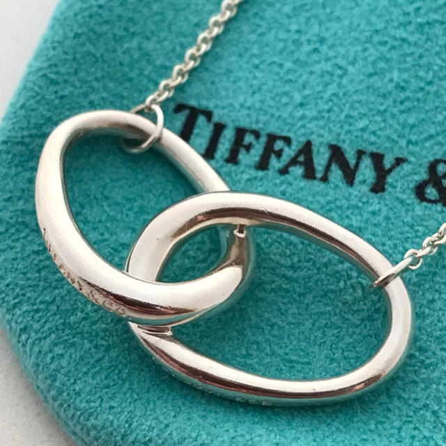 Tiffany ラージダブルループ ペレッティネックレス