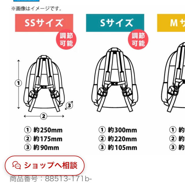 キムラタン(キムラタン)のキムラタン　子供用リュック　美品 キッズ/ベビー/マタニティのこども用バッグ(リュックサック)の商品写真