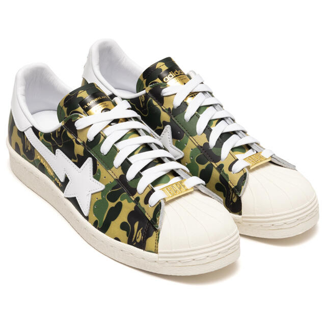 BAPE × ADIDAS SUPERSTAR 80S【27cm】メンズ