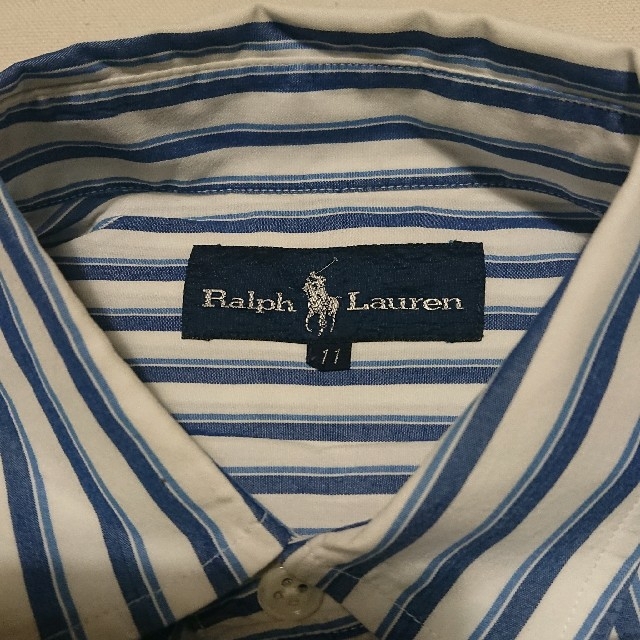Ralph Lauren(ラルフローレン)のシャツ　ストライプシャツ　ラルフローレン　青　RALPH LAUREN メンズのトップス(シャツ)の商品写真