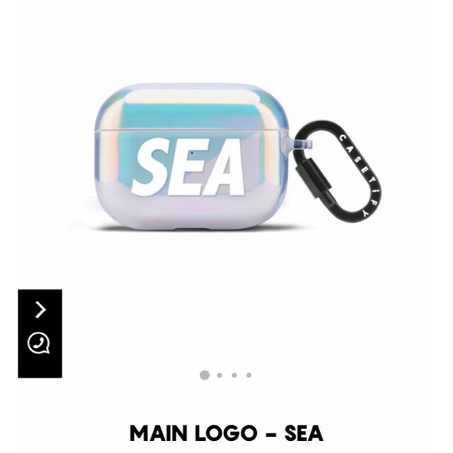 wind and sea × casetify AirPods Pro case スマホ/家電/カメラのスマホアクセサリー(その他)の商品写真