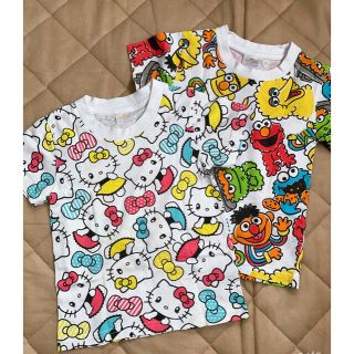 ハローキティ(ハローキティ)のハローキティ セサミストリート Tシャツ 双子(Tシャツ/カットソー)