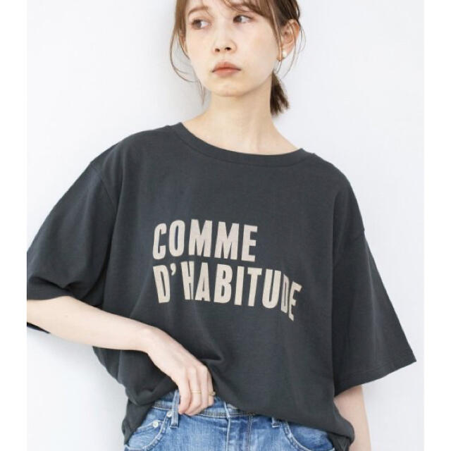 IENA(イエナ)のIENA COMME DHABITUDE Tシャツ◆ レディースのトップス(Tシャツ(半袖/袖なし))の商品写真