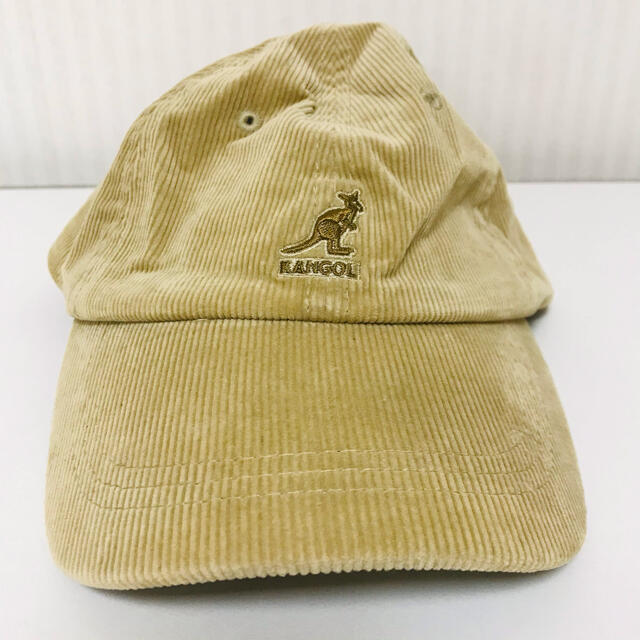 KANGOL(カンゴール)の【美品】KANGOL キャップ 帽子 コーデュロイ ベージュ レディース レディースの帽子(キャップ)の商品写真