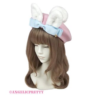 アンジェリックプリティー(Angelic Pretty)の 本日発送 AngelicPretty Moco moco Bunnysベレー(ハンチング/ベレー帽)