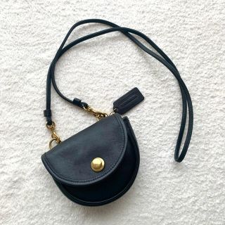 コーチ(COACH)の【美品】オールドコーチ　ミニベルトバッグ　2way ブラック　ドイツホック式(ショルダーバッグ)