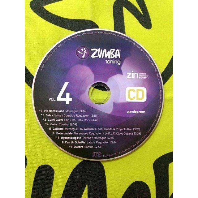 Zumba(ズンバ)の超希少！ ZUMBA TONING ズンバ No,4 CD ＆ DVD エンタメ/ホビーのDVD/ブルーレイ(スポーツ/フィットネス)の商品写真