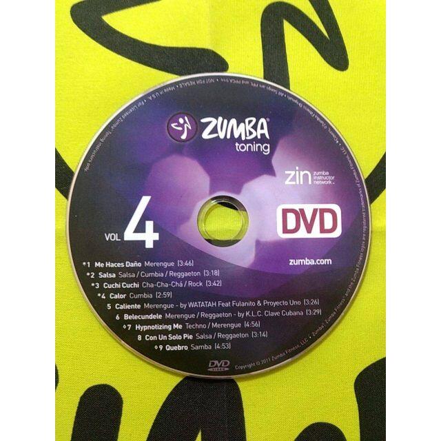 Zumba(ズンバ)の超希少！ ZUMBA TONING ズンバ No,4 CD ＆ DVD エンタメ/ホビーのDVD/ブルーレイ(スポーツ/フィットネス)の商品写真