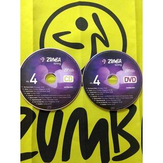 ズンバ(Zumba)の超希少！ ZUMBA TONING ズンバ No,4 CD ＆ DVD(スポーツ/フィットネス)