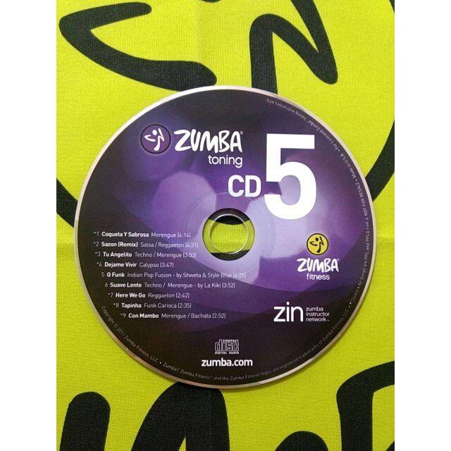 Zumba(ズンバ)の超希少！ ZUMBA TONING ズンバ No,5 CD ＆ DVD エンタメ/ホビーのDVD/ブルーレイ(スポーツ/フィットネス)の商品写真