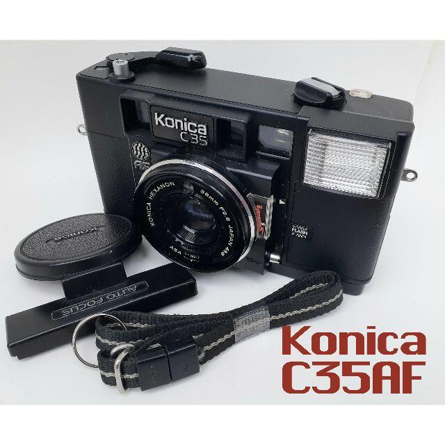 KONICA MINOLTA(コニカミノルタ)の実写済み・しっかり撮るならヘキサノンレンズ「コニカC35AF」 スマホ/家電/カメラのカメラ(フィルムカメラ)の商品写真