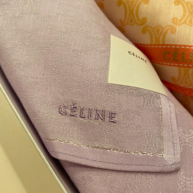 新品　celine ハンカチ2枚セット　総柄