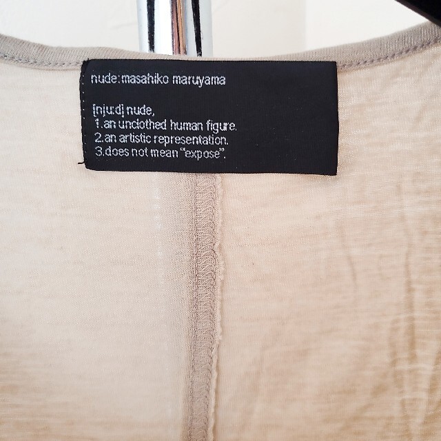 nude:masahiko maruyama(ヌードマサヒコマルヤマ)のnude:masahiko maruyama/ドルマンTシャツ/サイズ38 レディースのトップス(Tシャツ(半袖/袖なし))の商品写真