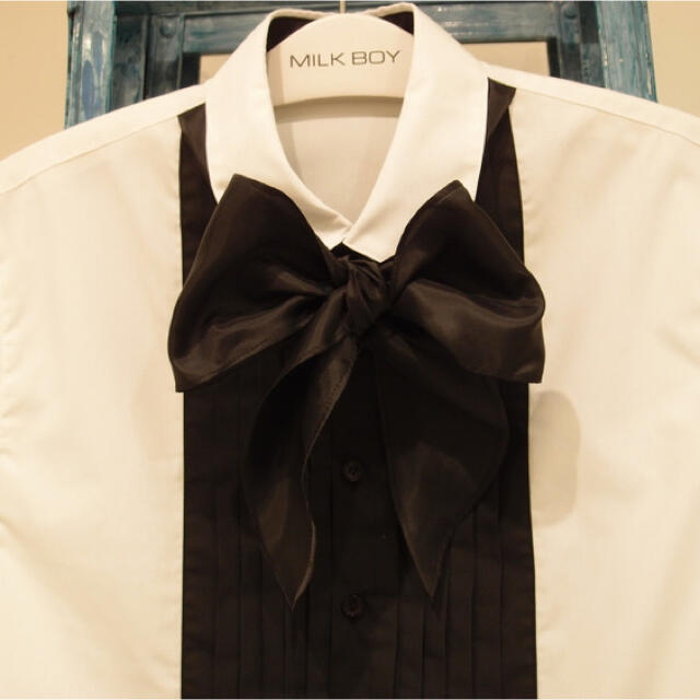 MILKBOY - milkboy ミルクボーイ リボンシャツ ribbon shirt タイの ...