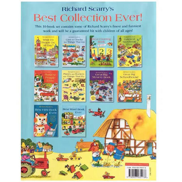 Richard Scarryリチャードスキャリー 英語絵本 絵辞書10冊 エンタメ/ホビーの本(洋書)の商品写真