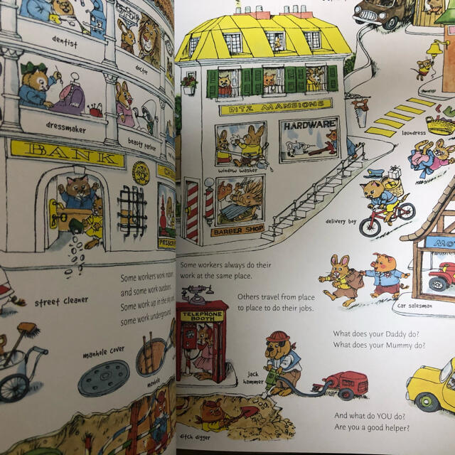 Richard Scarryリチャードスキャリー 英語絵本 絵辞書10冊 エンタメ/ホビーの本(洋書)の商品写真