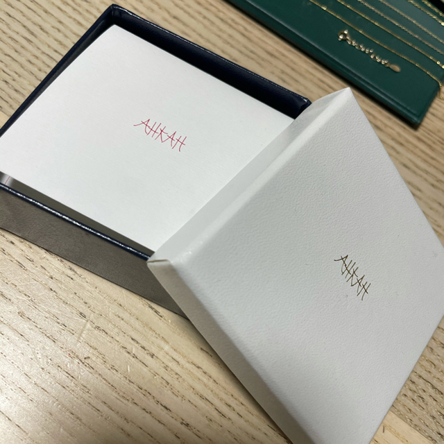 ③AHKAH セレソ コードブレスレット 桜 重ね付け 2本set