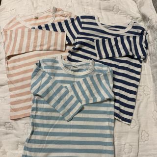 ムジルシリョウヒン(MUJI (無印良品))の無印 ロンＴ 3枚セット 90(Tシャツ/カットソー)