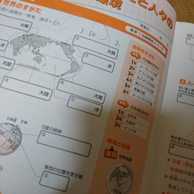 旺文社(オウブンシャ)の高校入試 中学1・2年の総復習 社会 改訂版 エンタメ/ホビーの本(語学/参考書)の商品写真