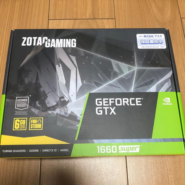 ZOTAC グラフィックボード　GEFORCE GTX 1660 SUPER スマホ/家電/カメラのPC/タブレット(PCパーツ)の商品写真