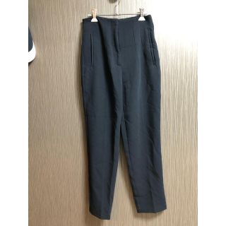 ザラ(ZARA)のzara ハイウエストパンツ(クロップドパンツ)