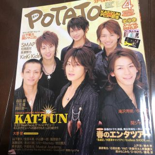 カトゥーン(KAT-TUN)のPOTATO (ポテト) 2016年 04月号　KATTUN デビュー記念(アート/エンタメ/ホビー)