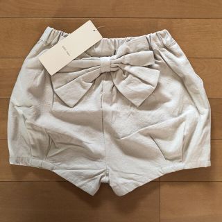 プティマイン(petit main)の新品 未使用 プティマイン♡ バックリボンショートパンツ 100(パンツ/スパッツ)