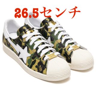 アベイシングエイプ(A BATHING APE)のadidas × BAPE  SUPERSTAR 80’S   26.5cm(スニーカー)