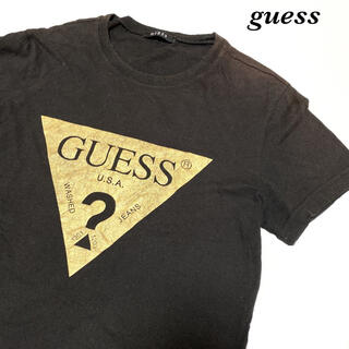 ゲス(GUESS)のメンズ　レディース　guess ゲス　Tシャツ　定番　デカロゴ　vintage(Tシャツ/カットソー(半袖/袖なし))
