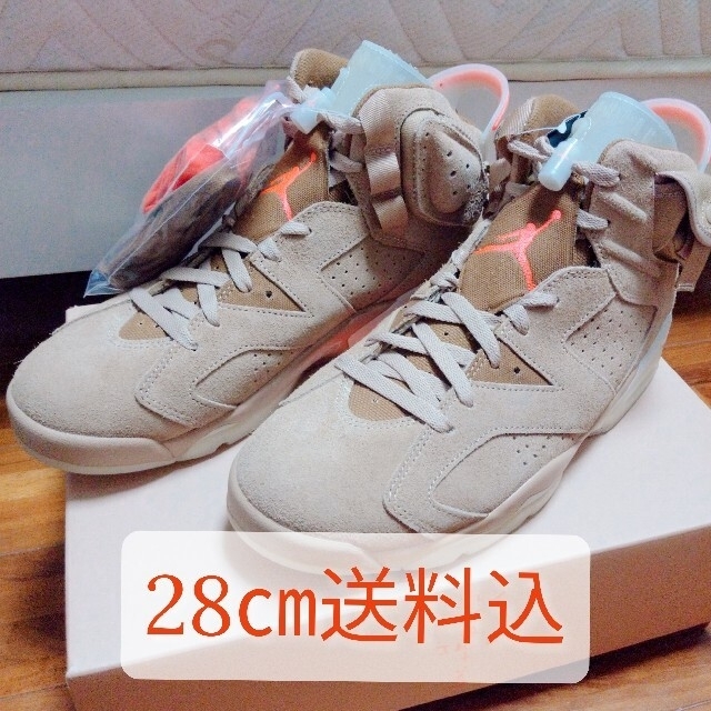 NIKE(ナイキ)の【値引中】NIKE エア ジョーダン6 Travis Scott 28cm メンズの靴/シューズ(スニーカー)の商品写真