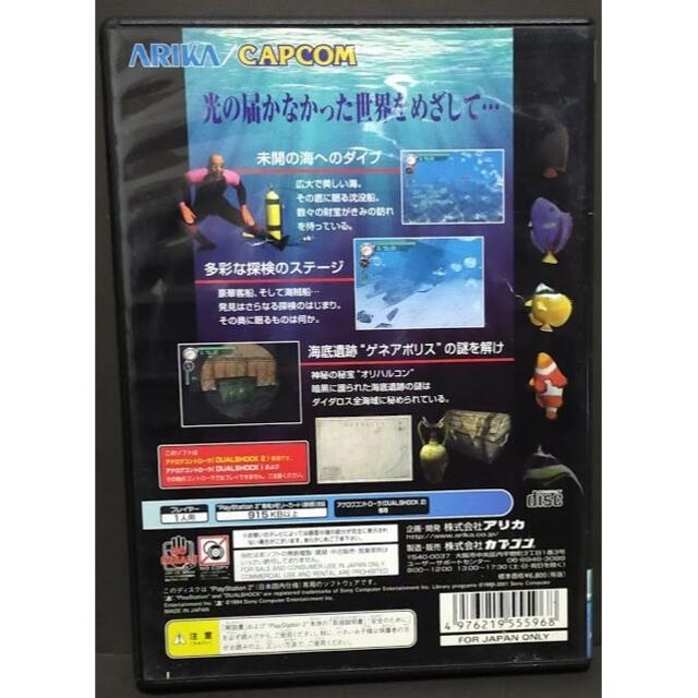 CAPCOM(カプコン)の◆(PS2) EVER BLUE (エバーブルー) エンタメ/ホビーのゲームソフト/ゲーム機本体(家庭用ゲームソフト)の商品写真