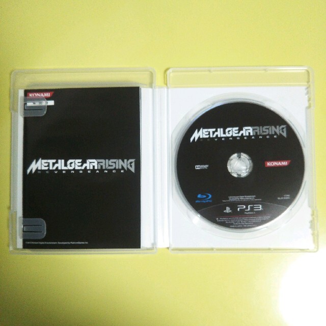 KONAMI(コナミ)のメタルギア ライジング リベンジェンス PS3 エンタメ/ホビーのゲームソフト/ゲーム機本体(その他)の商品写真