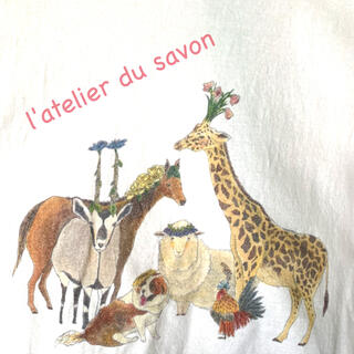 アトリエドゥサボン(l'atelier du savon)のl'atelier du savon お花ZOO 手書きイラストTシャツ(Tシャツ(半袖/袖なし))