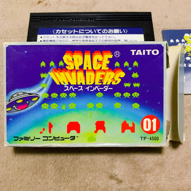 ファミリーコンピュータ - スペースインベーダー 箱付き 説明書 ファミリーコンピュータ - スペースインベーダー 箱付き 説明書