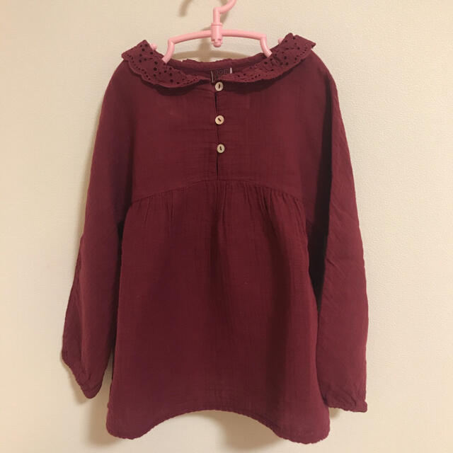 Bonpoint(ボンポワン)の【美品】BONTON 長袖ブラウス6 キッズ/ベビー/マタニティのキッズ服女の子用(90cm~)(ブラウス)の商品写真