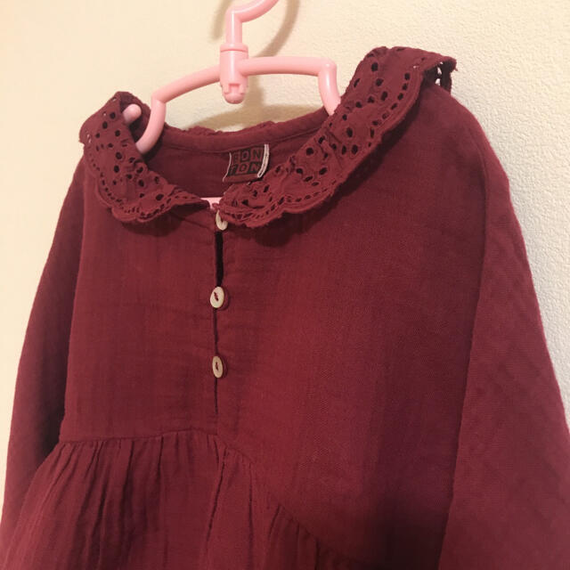 Bonpoint(ボンポワン)の【美品】BONTON 長袖ブラウス6 キッズ/ベビー/マタニティのキッズ服女の子用(90cm~)(ブラウス)の商品写真