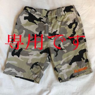 エクストララージ(XLARGE)のエクストララージキッズ　迷彩 ハーフパンツ ショートパンツ(パンツ/スパッツ)