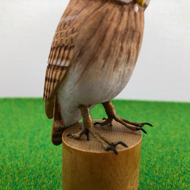 野鳥彫刻 フクロウ 8㎝ 作者ituo | imt.gov.zw