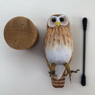 ッチング 野鳥彫刻 作者ituoの通販 by ひろ's shop|ラクマ フクロウ 8