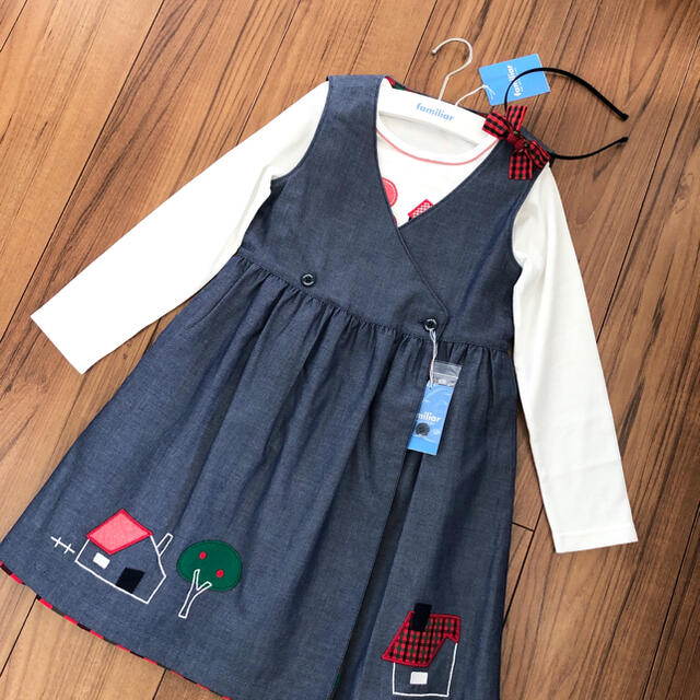 familiar(ファミリア)のファミリア 新品シャツ 120 キッズ/ベビー/マタニティのキッズ服女の子用(90cm~)(Tシャツ/カットソー)の商品写真