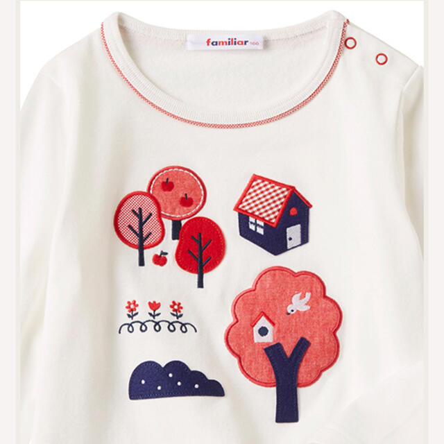 familiar(ファミリア)のファミリア 新品シャツ 120 キッズ/ベビー/マタニティのキッズ服女の子用(90cm~)(Tシャツ/カットソー)の商品写真