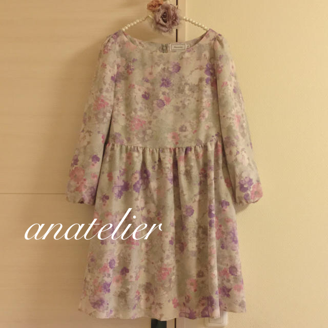 anatelier(アナトリエ)の❤︎anatelier 秋色フラワーワンピース❤︎ レディースのワンピース(ひざ丈ワンピース)の商品写真