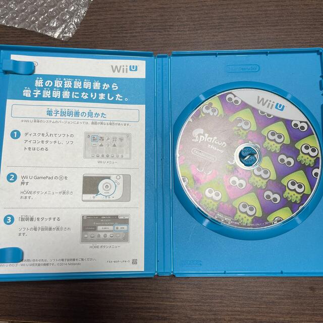 Wii U(ウィーユー)のSplatoon（スプラトゥーン） Wii U エンタメ/ホビーのゲームソフト/ゲーム機本体(家庭用ゲームソフト)の商品写真