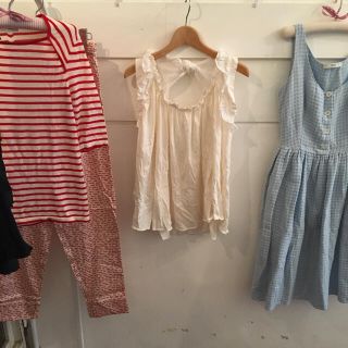 プラダ(PRADA)のPRADA back ribbon tops.(カットソー(半袖/袖なし))