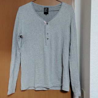 シップス(SHIPS)の【値下げ】SHIPS　メンズ　ロングTシャツ　Lサイズ　グレー(Tシャツ/カットソー(七分/長袖))