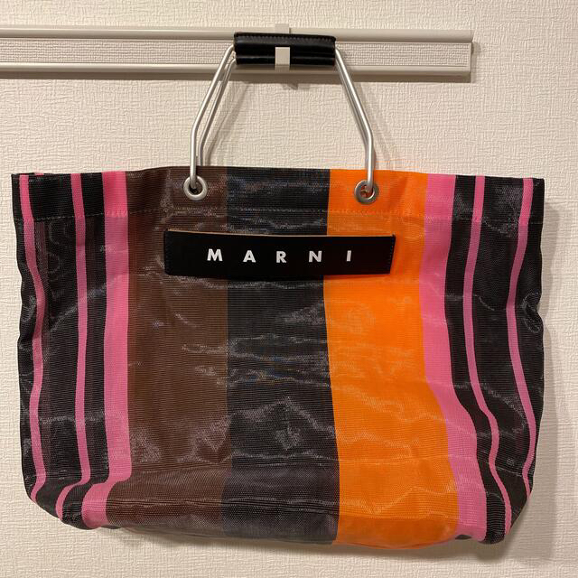 MARNI MARKET ショッピングバッグ マルチピンクバッグ