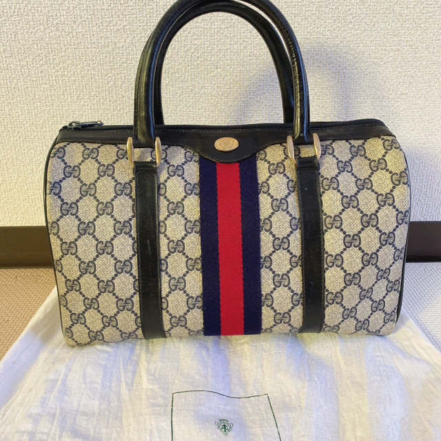 美品 オールドグッチ GUCCI シェリーライン　オールドグッチ　ハンドバッグ　