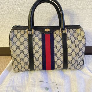 グッチ(Gucci)の美品 オールドグッチ GUCCI シェリーライン　オールドグッチ　ハンドバッグ　(ボストンバッグ)