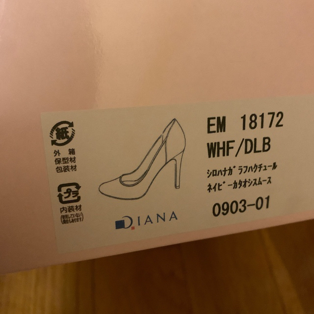 DIANA(ダイアナ)の新品未使用箱付き　DIANA パンプス フラワー レディースの靴/シューズ(ハイヒール/パンプス)の商品写真